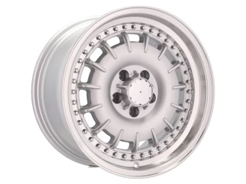 Jantes Look Mercedes Bundt 17x8 5X112 ET 30 66.6 (Prata + Aba Polida)