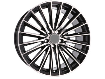 Jantes Look Mercedes C-Class 206 17x7.5 5X112 ET 40 66.6 (Preto Polido)