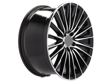 Jantes Look Mercedes C-Class 206 17x7.5 5X112 ET 45 66.6 (Preto Polido)