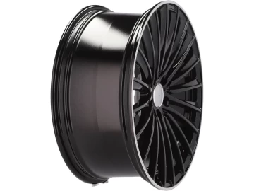 Jantes Look Mercedes C-Class 206 21x10 5X112 ET 64 66.6 (Preto + Aba Polida)