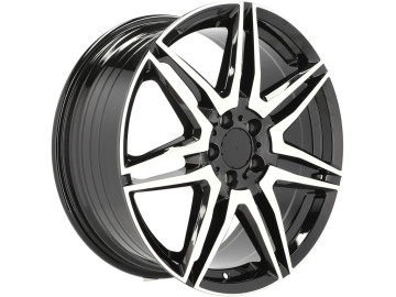 Jantes Look Mercedes C Class W204 19x8 5X112 ET 52 66.6 (Preto Polido)