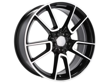 Jantes Look Mercedes C43 AMG 20x9.5 5X112 ET 45 66.6 (Preto Polido)
