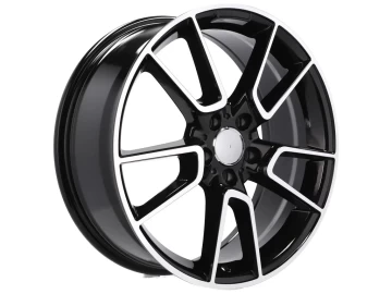 Jantes Look Mercedes C43 AMG 20x9.5 5X112 ET 45 66.6 (Preto Polido)