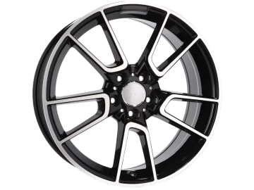 Jantes Look Mercedes C43 AMG 20x9.5 5X112 ET 45 66.6 (Preto Polido)