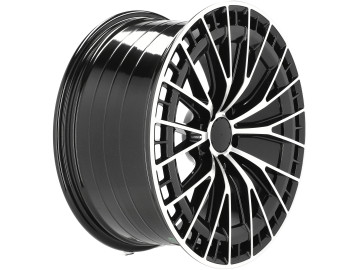 Jantes Look Mercedes CL C216 19x9 5X112 ET 40 66.6 (Preto Polido)