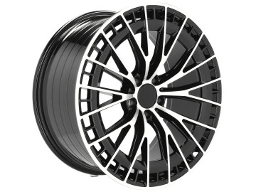 Jantes Look Mercedes CL C216 20x8.5 5X112 ET 34.5 66.6 (Preto Polido)