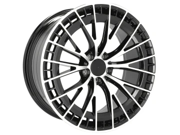 Jantes Look Mercedes CL C216 20x8.5 5X112 ET 34.5 66.6 (Preto Polido)
