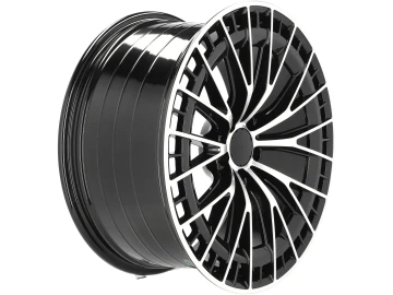 Jantes Look Mercedes CL C216 20x9.5 5X112 ET 35.5 66.6 (Preto Polido)