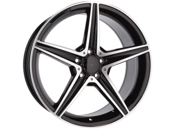 Jantes Look Mercedes CLA 19x8 5X112 ET 43 66.6 (Preto Polido)