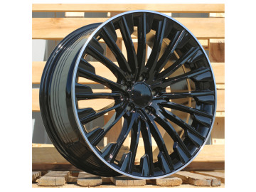  Jantes Look Mercedes CLE A236 19x8.5 5X112 ET 40 66.6 (Preto + Aba Polida)