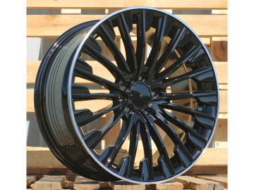 Jantes Look Mercedes CLE A236 19x9.5 5X112 ET 45 66.6 (Preto + Aba Polida)