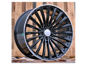 Jantes Look Mercedes C-Class 206 20x9.5 5X112 ET 45 66.6 (Preto + Aba Polida)