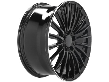 Jantes Look Mercedes Class C W206 AMG 19x8 5X112 ET 35 66.6 (Preto + Aba Polida)