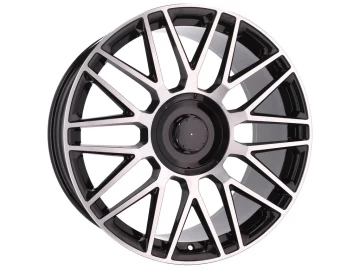 Jantes Look Mercedes Class S AMG 20x8.5 5X112 ET 40 66.6 (Preto Polido)