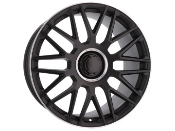 Jantes Look Mercedes Class S AMG 21x10 5X112 ET 35 66.6 (Preto Metade Matte + Aba Polida)