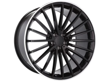 Jantes Look Mercedes Class S AMG 21x10 5X112 ET 40 66.6 (Preto + Aba Polida)