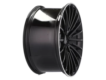 Jantes Look Mercedes Class S AMG 22x9 5X120 ET 32 72.6 (Preto + Aba Polida)