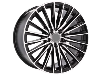 Jantes Look Mercedes Class-S (W223) 19x9 5X112 ET 45 66.6 (Preto + Aba Polido)