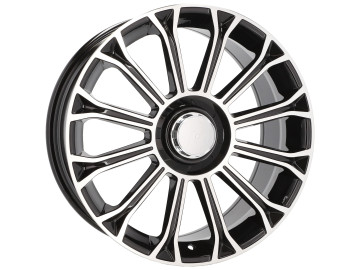 Jantes Look Mercedes Class S450 Maybach 18x8 5X112 ET 35 66.6 (Preto Polido)