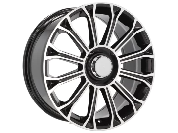 Jantes Look Mercedes Class S450 Maybach 18x8 5X112 ET 35 66.6 (Preto Polido)