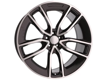 Jantes Look Mercedes Classe C W204 22x11.5 5X112 ET 53 66.5 (Preto Polido)