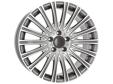 Jantes Look Mercedes Classe E 18x8 5X112 ET 43 66.6 (Cinza Polido)