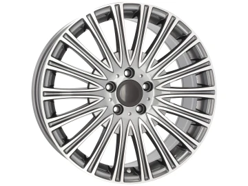Jantes Look Mercedes Classe E 18x8 5X112 ET 43 66.6 (Cinza Polido)