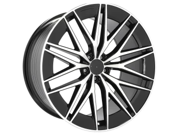 Jantes Look Mercedes EQC GL 22x10 5X112 ET 56 66.6 (Preto Polido)