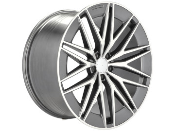 Jantes Look Mercedes EQC GL 22x11.5 5X112 ET 53 66.6 (Cinza Polido)