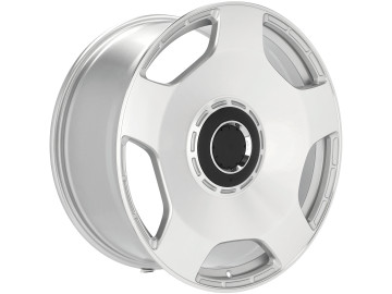 Jantes Look Mercedes G AMG Style Monoblock 22x10 5X130 ET 36 84.1 (Prata Maquinada)