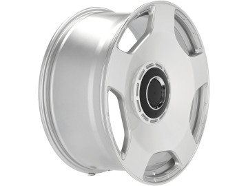 Jantes Look Mercedes G AMG Style Monoblock 22x10 5X130 ET 36 84.1 (Prata Maquinada)