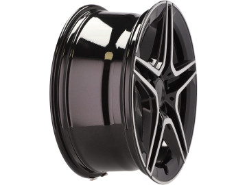 Jantes Look Mercedes GLC 43 AMG 18x8 5X112 ET 40 66.6 (Preto Polido)