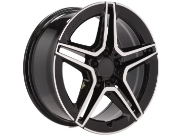 Jantes Look Mercedes GLC 43 AMG 19x8.5 5X112 ET 35 66.6 (Preto Polido)