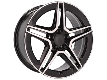 Jantes Look Mercedes GLC 43 AMG 19x9.5 5X112 ET 45 66.6 (Preto Polido)
