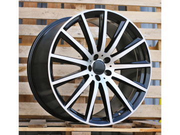 Jantes Look Mercedes GLE AMG 22x11.5 5X112 ET 47 66.6 (Preto Polido)