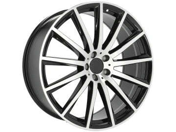 Jantes Look Mercedes GLE AMG 22x11.5 5X112 ET 47 66.6 (Preto Polido)