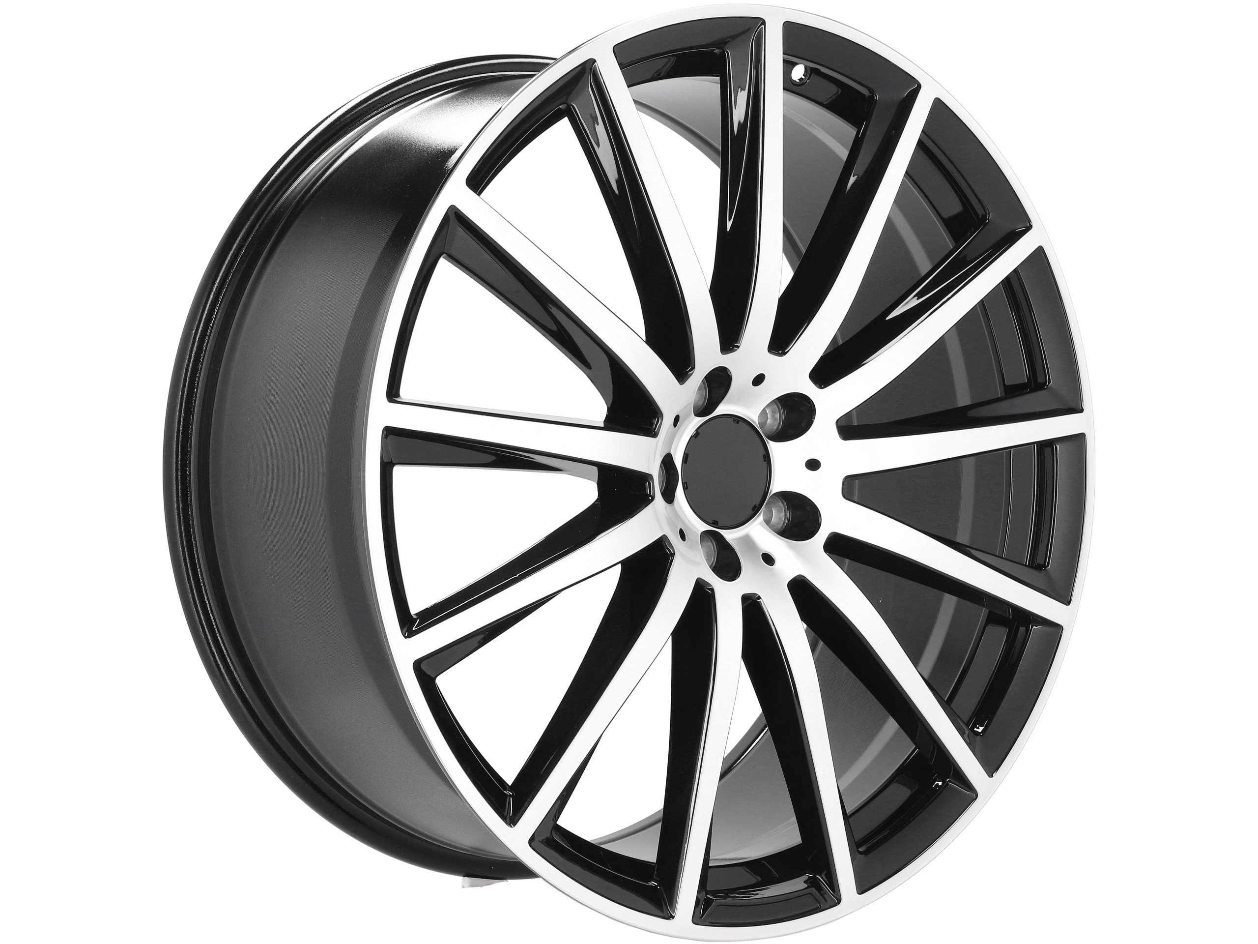 Jantes Look Mercedes GLE AMG 22x11.5 5X112 ET 47 66.6 (Preto Polido)
