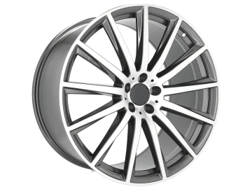 Jantes Look Mercedes GLE AMG 22x9.5 5X112 ET 45 66.5 (Cinza Polido)