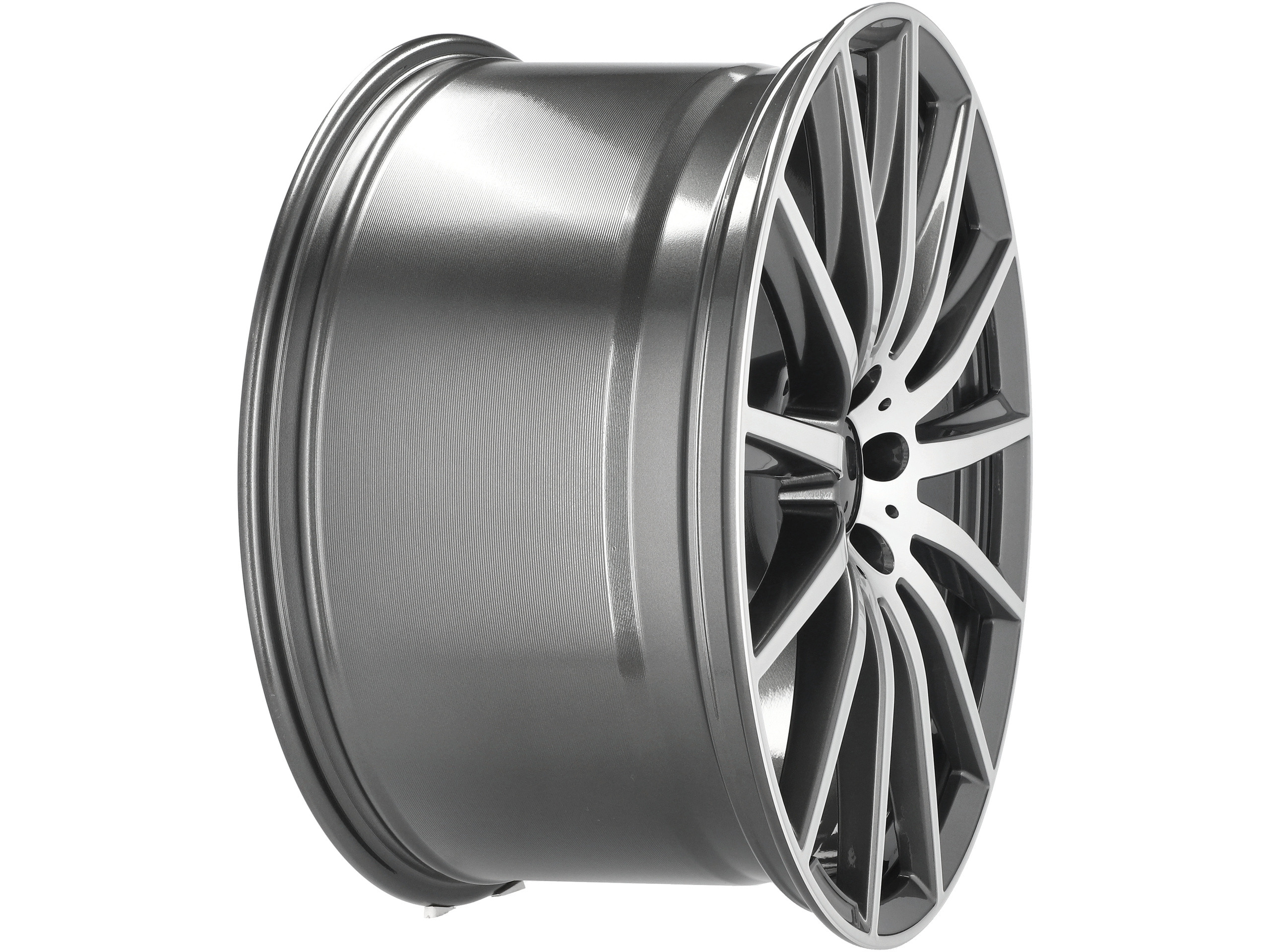 Jantes Look Mercedes GLE AMG 22x9.5 5X112 ET 45 66.5 (Cinza Polido)