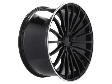 Jantes Look Mercedes GLS 63 19x9.5 5X112 ET 36 66.6 (Preto + Aba Polida)