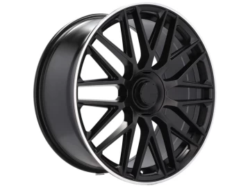 Jantes Look Mercedes GLS63 AMG 19x8.5 5X112 ET 38 66.6 (Preto Metade Matte + Aba Polida