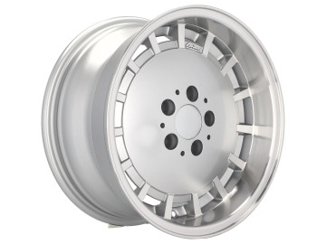 Jantes Look Mercedes Gullideckel 16x8 5X112 ET 11 66.6 (Prata + Aba Polida)