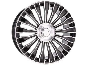 Jantes Look Mercedes MAYBACH 20x9.5 5X112 ET 38 66.6 (Preto Polido)