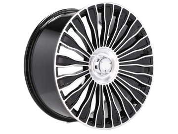 Jantes Look Mercedes MAYBACH 20x9.5 5X112 ET 43.5 66.6 (Preto Polido)