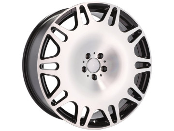 Jantes Look Mercedes Maybach 22x10.5 5X112 ET 38 66.6 (Preto Polido)