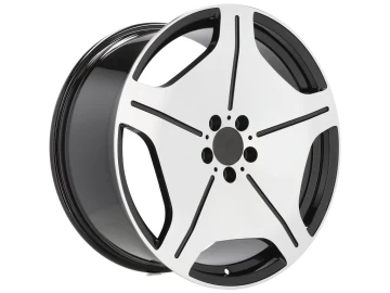 Jantes Look Mercedes Maybach Classe S 19x8.5 5X112 ET 36 66.6 (Preto Polido)