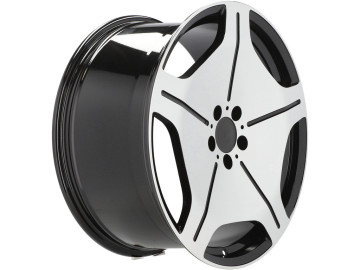 Jantes Look Mercedes Maybach Classe S 19x9.5 5X112 ET 43 66.6 (Preto Polido)