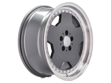 Jantes Look Mercedes Monoblock 17x8 5X112 ET 25 66.6 (Grafite + Aba Polida)