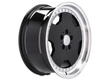 Jantes Look Mercedes Monoblock 17x8 5X112 ET 25 66.6 (Prata + Aba Polida)