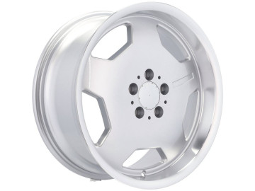 Jantes Look Mercedes Monoblock 17x8 5X112 ET 30 66.6 (Prata + Aba Polida)